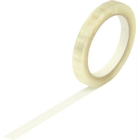 Ruban adhésif monta 610 largeur 12mm longueur 66m 48µ PP très transparent silencieux TRANSPAK (1/2)