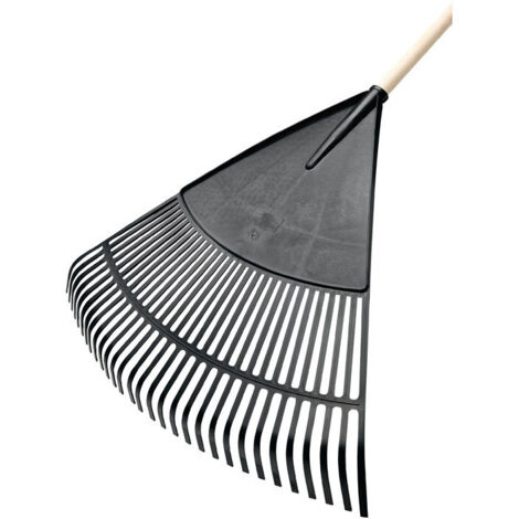 Balai à gazon 800 mm – 30 dents polypropylène – Pour ramassage efficace de feuillage et sciages – Résistant aux UV – Flora (1/4)