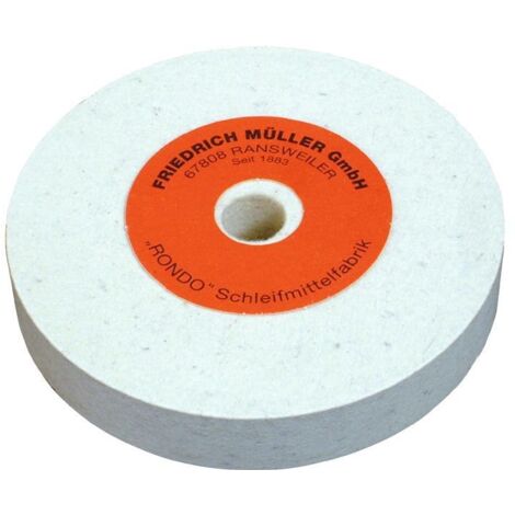 Disque de polissage en feutre 150mm – Alésage 20mm – Grain fin pour inox, aluminium et plastique – Finition haute qualité - 150xl20x20mm