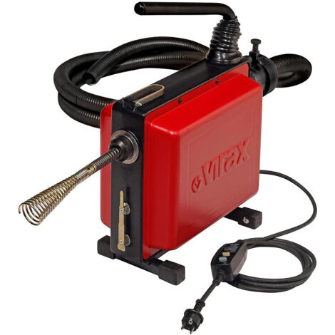 Virax – Déboucheur de canalisation électrique 293130 – Sections de câble Ø 16 et Ø 22 mm – Moteur 750W réversible – Indice IP44 - VAL 96 QC