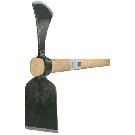 Houe huppe avec manche en frêne 105 cm – Longueur de lame 43 cm – Acier pour désherbage et préparation du sol – Ideal