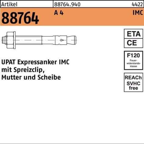Expressanker R 88764 IMC 12/05/86 K A 4 20 Stück UPAT (1/2)