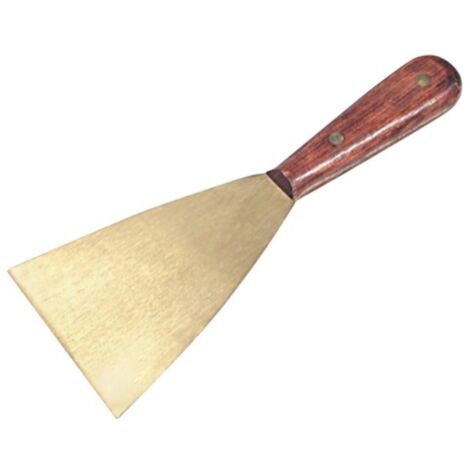 TRUFA Spatule en laiton largeur 100 mm épaisseur 2 mm - 515-100 (1/3)