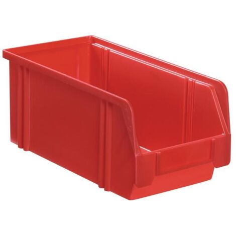 LA-KA-PE Bac de rangement L 350 / 300 x l 200 x H 200 mm rouge - LK2A ROUGE (1/2)