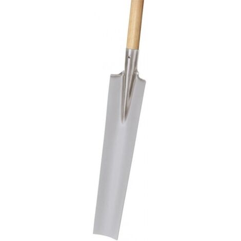 FP – Pelle de drainage 550x125/90mm – Acier trempé – Longueur 850mm – Pour tranchées étroites et puits d'infiltration