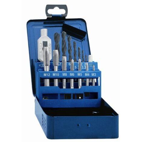 Exact EB4 HSS M3 - M12 Set de tarauds à coupe unique Acier HSS métrique, 15 pcs. ( 20334 ) (1/5)