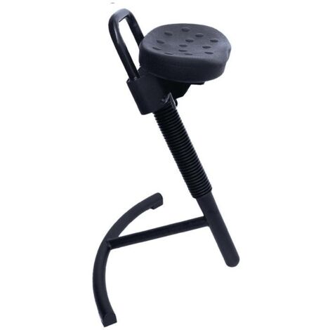 Lotz Siège debout mousse intégrale piétement noir hauteur assise 645 - 825 mm- 3640.01 (1/4)