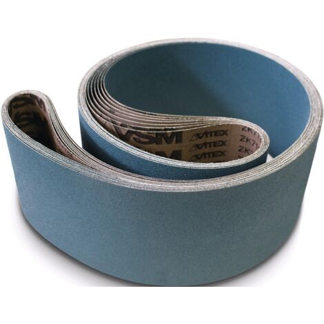 Bande abrasive ZK713X L. 2000 mm l. 50 mm granulation 60 pour acier/INOX/métaux (Par 10)