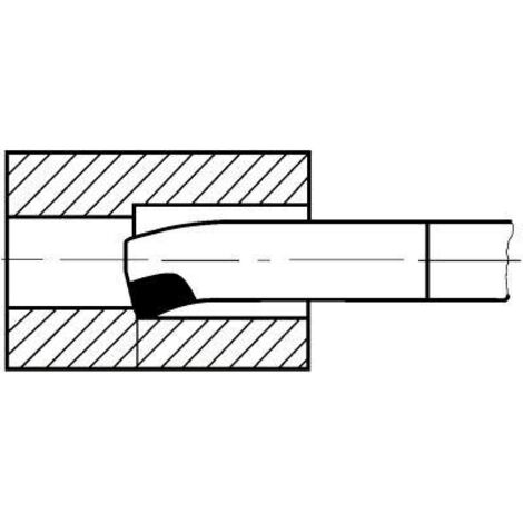 Wilke burin d'intérieur d'angle DIN 4974 ISO9 12 x 12 mm - 124974R1212P253 (1/5)