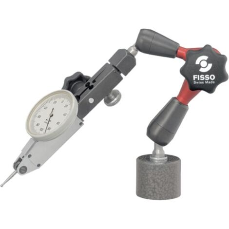 FISSO Support de mesure magnétique STRATO-LINE R. 130mm H. totale 210mm Force d'adhérence 300 N - 570-2600 (1/2)