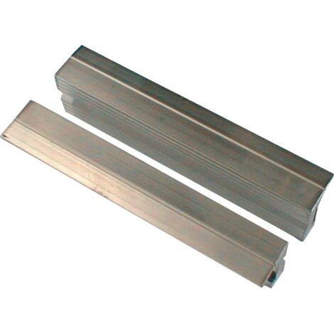 Protection de morsure pour étau 47/5 N pour mâchoires, largeur 160 mm, profil rainuré, en aluminium. (1/2)