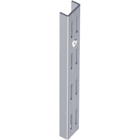 ELEMENT SYSTEM rail mural longueur 500 mm alu blanc 2 pièces ( 3000200818 )