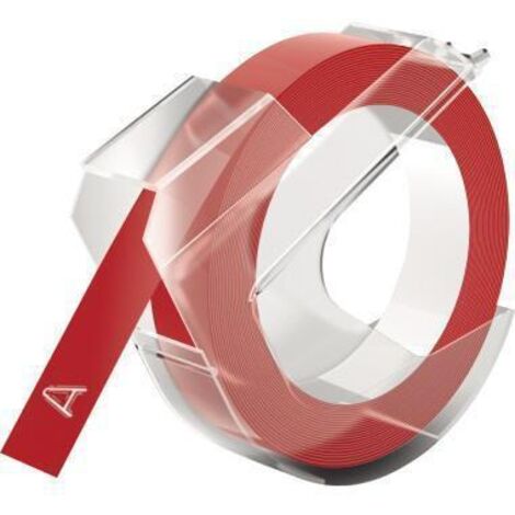 DYMO Prägeband 520102 9mmx3m sk Kunststoff glänzend rot (1/5)