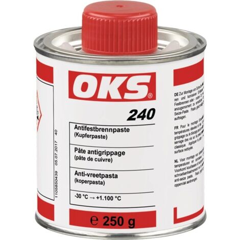 OKS Pâte antigrippante (pâte cuivrée) 240 Boîte au pinceau 250 g - 1105850439 (1/3)