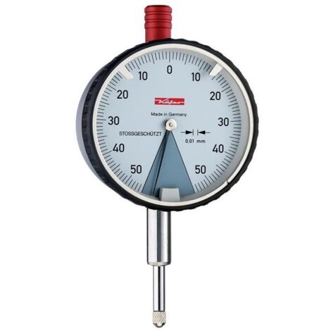 KÄFER Comparateur de sécurité DIN 878 SI-100 1mm Abl.0,01mm avec protection contre les chocs - 10232 (1/4)