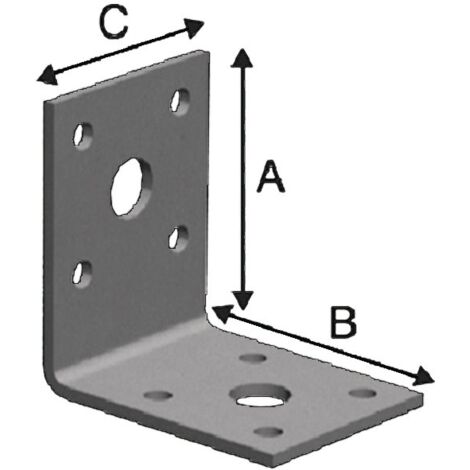SIMPSON STRONG TIE Raccord angulaire FLVW40/100 FLVW40/100 53x53 mm 100 pièces ( 3000257534 ) (1/2)