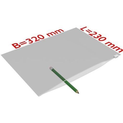Gleitverschlussbeutel Maße 320x230mm Stärke 75µ PE transparent TRANSPAK (1/2)
