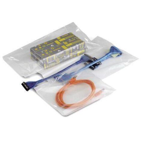 Flachbeutel Maße 175x300mm Stärke 50µ PE transparent TRANSPAK (1/2)