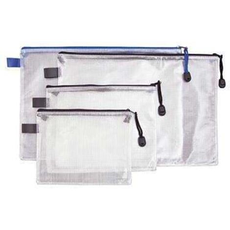 Reißverschlussbeutel DIN A6 PVC schwarz (1/2)