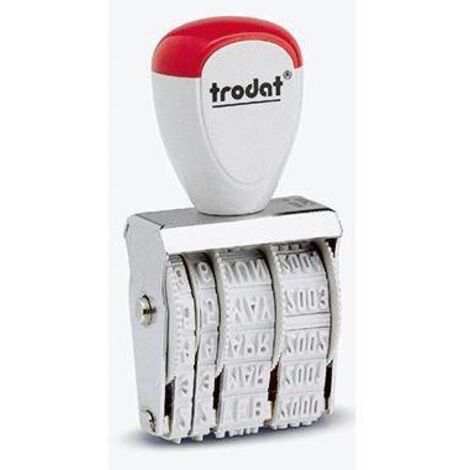 trodat Datumstempel Classic 54070 18x3mm silber (1/2)