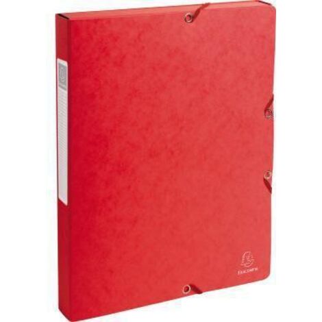 Exacompta Heftbox Exabox 50305E DIN A4 25mm Karton rot (1/2)
