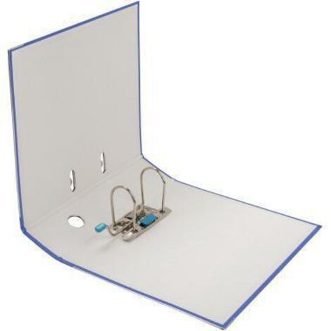 Archivador de palanca elba top carton compacto polipropileno con rado din a4 lomo de 80 mm azul (1/4)