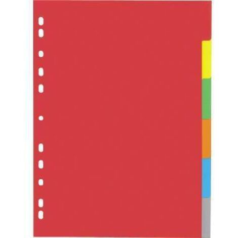 PAGNA Register 31061-20 DIN A4 6teilig Karton farbig (1/2)