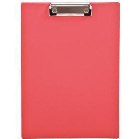 Klemmbrett 23,6x32,1cm Klemme silber Polypropylen rot (1/2)