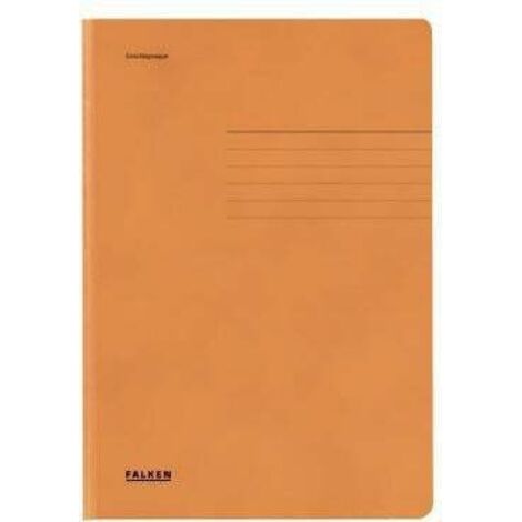 Falken Jurismappe 80001472 DIN A4 3 rabats carton orange (1/5)