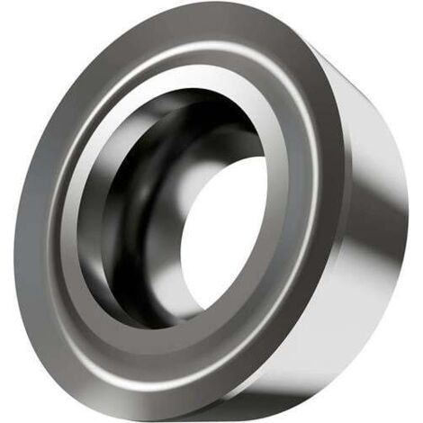 Drehwendeschneidplatte ISO RCGT 1003MOF-AL:T0315 D.4,4mm PVD beschichtet Silber (1/2)