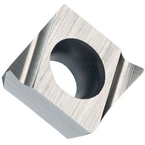 Drehwendeschneidplatte ISO CPGX 060204FL-JR:TT010 Bohrungs-D. 2,8mm Farbe Grau (1/2)
