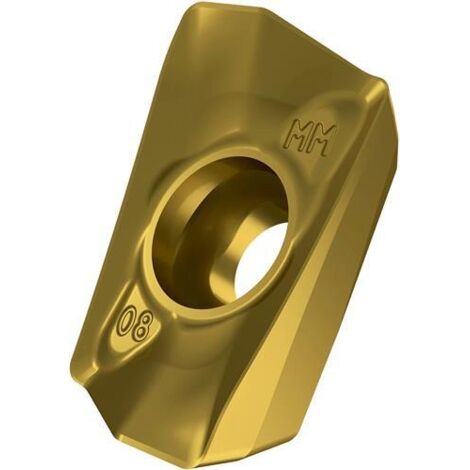 Fräswendeschneidplatte ISO ADMX 160608SR-MM:M6330 D.4,5mm PVD beschichtet Gold (1/2)