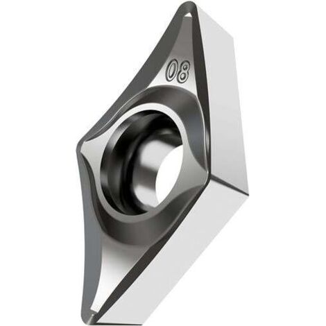 Drehwendeschneidplatte ISO DCGT 11T302E-SF3:H07 Bohrungs-D. 4,4mm Farbe Silber (1/2)