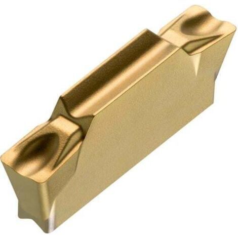 Drehwendeschneidplatte ISO LCMF 031602-CM:T8330 Breite 3mm PVD beschichtet Gold (1/2)