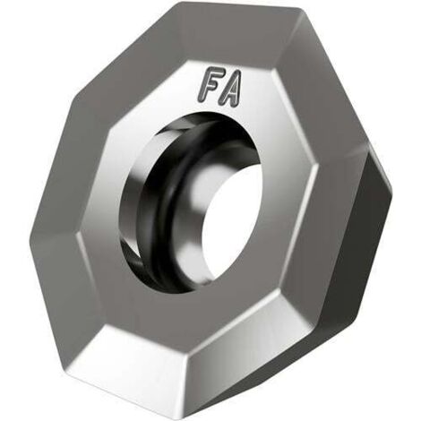 Fräswendeschneidplatte ISO OEHT 0604AEFR-FA:HF7 Bohrungs-D. 5,5mm Farbe Silber (1/2)