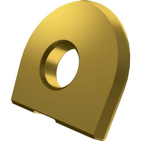 Fräswendeschneidplatte ISO RC 16-F:M8330 Bohrungs-D. 5mm PVD beschichtet Gold (1/2)