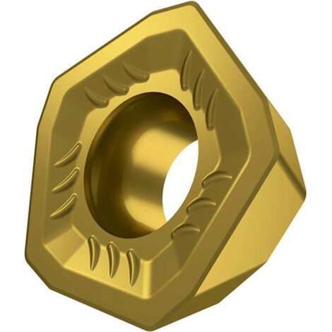 Fräswendeschneidplatte ISO PDMX 0905ZESR-R:M8330 D.5,5mm PVD beschichtet Gold (1/2)