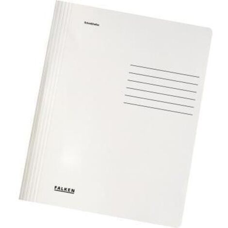 Falken Classeur à levier 26001256 A4 carton blanc (1/4)