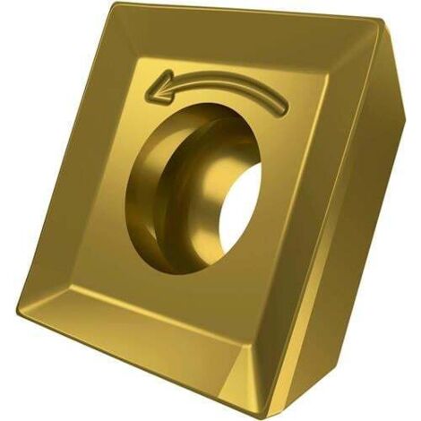 Fräswendeschneidplatte ISO SOMT 09T304-P:M8340 D.3,5mm PVD beschichtet Gold (1/2)