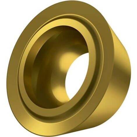Fräswendeschneidplatte ISO RDET 1003MOSN:M8340 D.4,4mm PVD beschichtet Gold (1/2)
