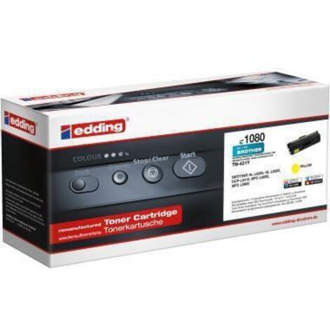 edding Toner 18-1080 wie Brother TN-421Y gelb (1/2)