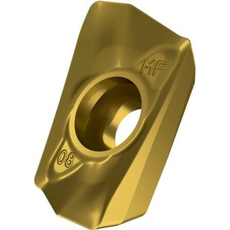 Fräswendeschneidplatte ISO ADMX 160608SR-MF:M8340 D.4,5mm PVD beschichtet Gold (1/2)
