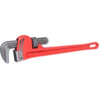 Kstools – Clé serre-tube Stillson en acier 450 mm – Réglage continu – Ouverture max 60 mm – Poignée métallique pour tuyaux jusqu'à 2'