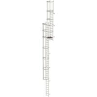 Günzburger Steigtechnik Escabeau multidirectionnel avec protection dorsale (construction) Acier inoxydable 12,96 m - 530135