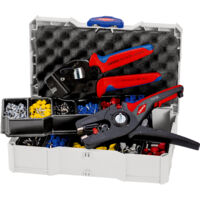 KNIPEX 97 90 15 Assortiment de sertissages pour embouts de câble 13 pièces 265 mm