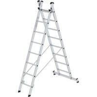 Günzburger Steigtechnik Echelle polyvalente 2nombre de barreaux avec traverse nivello 2 x 8 barreaux - 031216