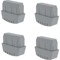 Günzburger Steigtechnik 4x Sabot intérieur pour plate-forme de machine réglable en hauteur - 019268