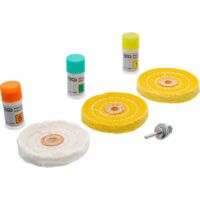 BGS Assortiment de polissage pour métaux durs 7 pièces - 3991