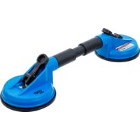Doubles ventouse caoutchouc ABS à tête flexible Ø 120 mm 390 mm BGS