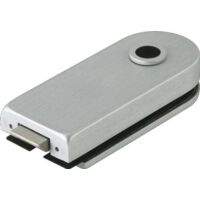 dormakaba serrure de porte en verre STUDIO Rondo LM argent anodisé UV DIN G/D - 81020015099